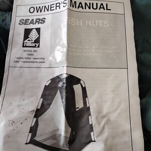 Unused Standing Ice Hut, Sears, Hillary Brand, Beautiful Forest green.